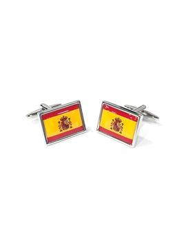 Gemelos LINDENMANN bandera españa para hombre