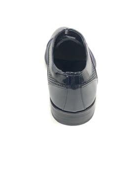 Zapato charol BONETE 4198 azul para hombre