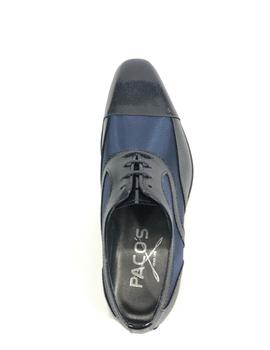 Zapato charol BONETE 4177 azul para hombre