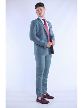 Traje SINIGUAL 4253 verde agua para hombre