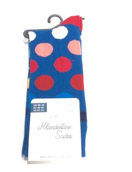 Calcetines KLANDESTINE azules topos de colores