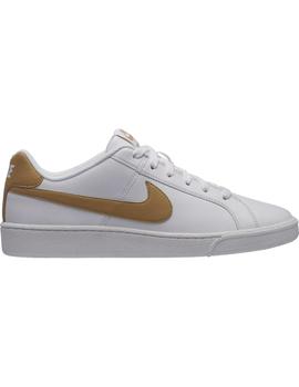 televisor Serrado labio NIKE COURT ROYALE blancas y doradas 749747