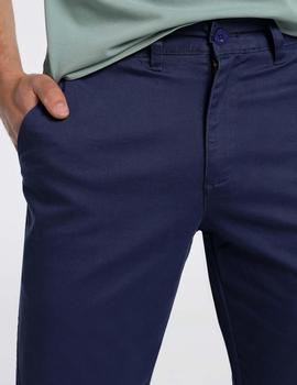 Chino BENDORFF Basic azul tinta para hombre.