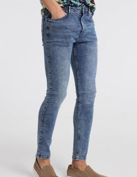 Vaquero SIX VALVES skinny tobillero para hombre.