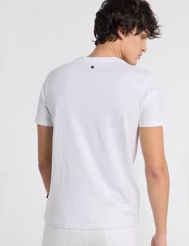 Camiseta SIX VALVES Vinyl blanca para hombre