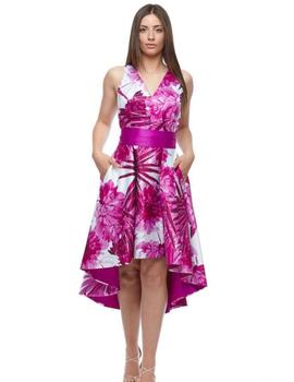 VESTIDO MALENA FUCSIA