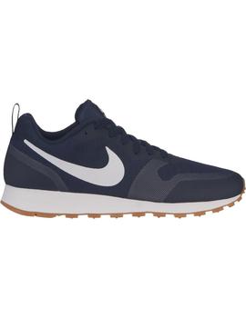 NIKE MD RUNNER marino con logo blanco