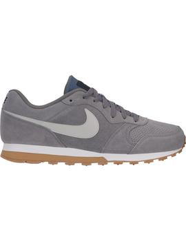 NIKE MD RUNNER gris con logo blanco