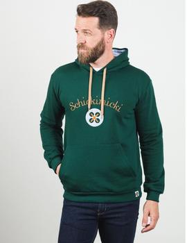 Sudadera SCHICKIMICKI SK404 verde con capucha para hombre