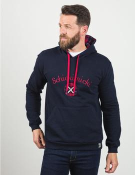 Sudadera SCHICKIMICKI SK405 marina capucha para hombre