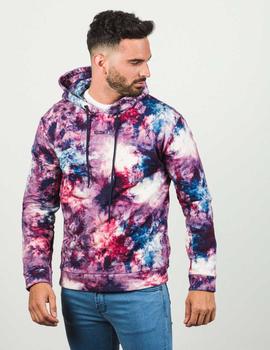 Sudadera YELLOW SKIN 8133 estampados violetas para hombre