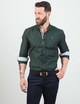 Camisa YELLOW SKIN 7704 verde para hombre