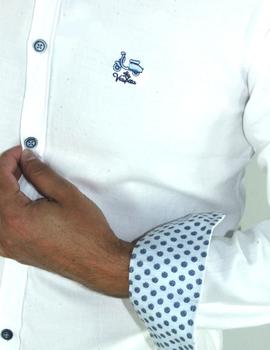 Camisa LA VESPITA 5134 blanca para hombre