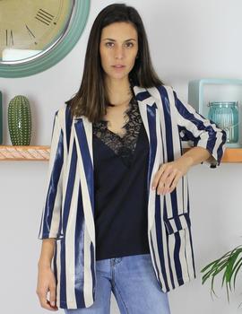 Blazer marina antelina rayas