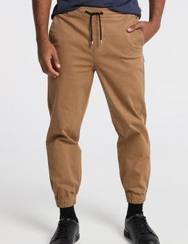 Pantalón SIX VALVES jogging tostado para hombre.