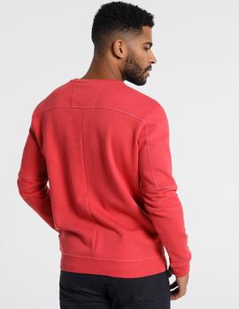 Sudadera SIX VALVES Cortes roja para hombre