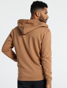 Sudadera SIX VALVES Capucha marrón para hombre