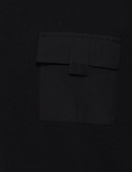 Sudadera BLEND 20712535 negra bolsillo para hombre