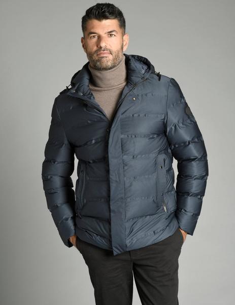 Chaqueta acolchada de invierno parka para hombre gris Bolf 7330 GRIS