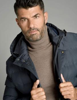 Parka acolchada REVER Sella azul para hombre