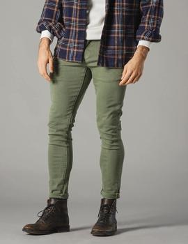 Pantalón skinny DARK and FISH 15233 verde para hombre