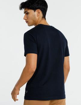 Camiseta manga corta SIX VALVES Jaquar marina para hombre