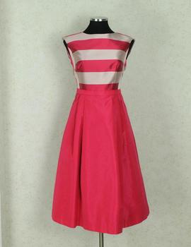 VESTIDO ADELA CARLA RUIZ FUCSIA