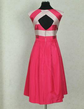 VESTIDO ADELA CARLA RUIZ FUCSIA