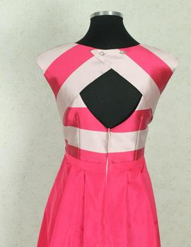 VESTIDO ADELA CARLA RUIZ FUCSIA