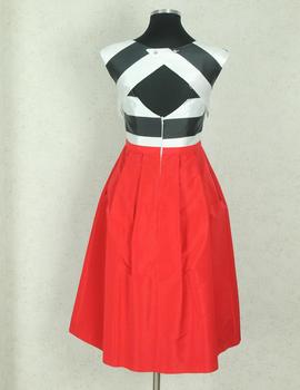 VESTIDO ADELA CARLA RUIZ ROJO