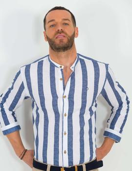 Camisa rayas blanca/marino