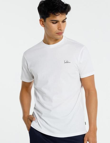 Camiseta blanca logo