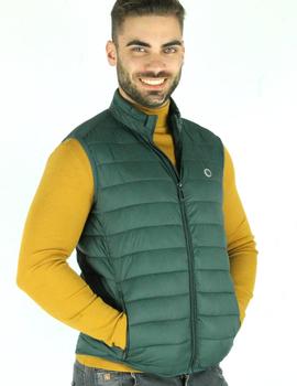 Chaleco acolchado LINO CLEMENTE Coral verde para hombre