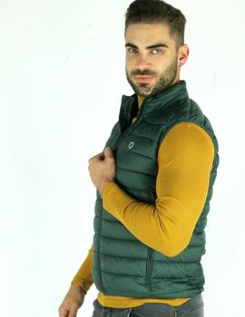 Chaleco acolchado LINO CLEMENTE Coral verde para hombre