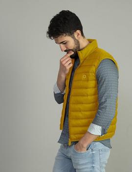 Chaleco acolchado LINO CLEMENTE Coral amarillo para hombre