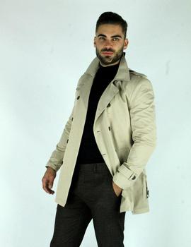 Gabardina SINIGUAL 12457 crema para hombre