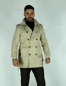 Gabardina SINIGUAL 12457 crema para hombre