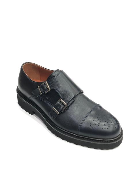 Zapatos piel hebillas YOKUS Furious marino para hombre