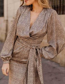 Vestido Camila leopardo