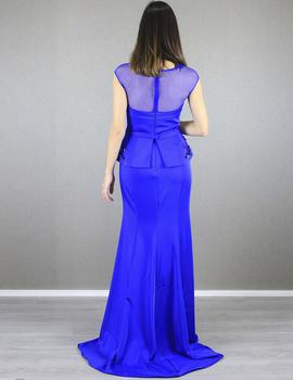 Vestido largo azul