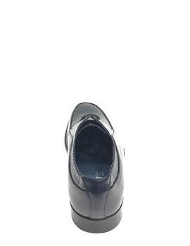 Zapato de charol N025 azul para hombre