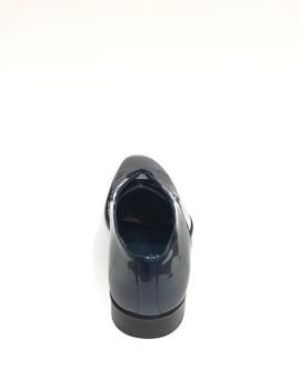 Zapato de charol DONATELLI 10938 azul placado escamas