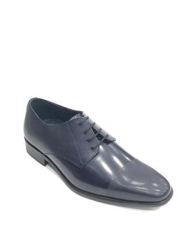 Zapato de vestir DONATELLI 10944 azul placado puntitos punta