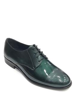 Zapato de charol DONATELLI 10944 verde detalles puntera