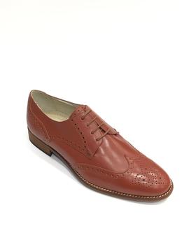 Zapato oxford DONATELLI 10616 coñac encerado