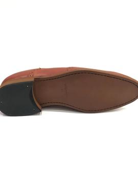 Zapato oxford DONATELLI 10616 coñac encerado