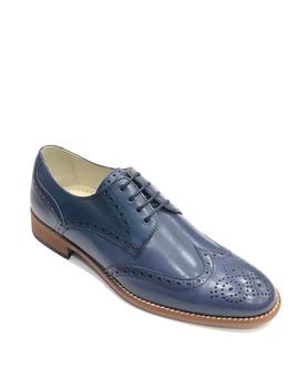 Zapato oxford  DONATELLI 10616 azul encerado