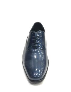 Zapato charol Conti Ferratti 3856 azul placado