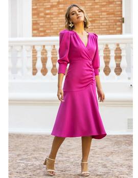 VESTIDO NURIA FUCSIA