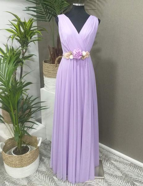 Vestido damas lila